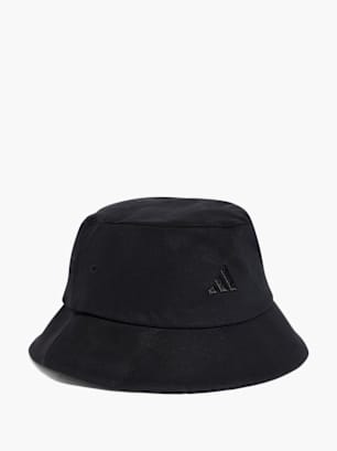 adidas 3-Streifen Stoffhut Schwarz