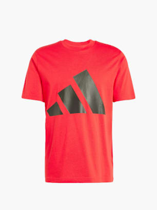 adidas Essentials Big Logo T-Shirt Rot