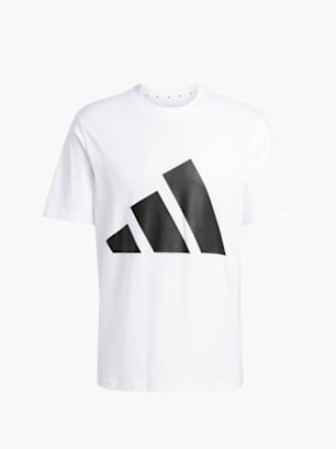 adidas Essentials Big Logo T-Shirt Weiß