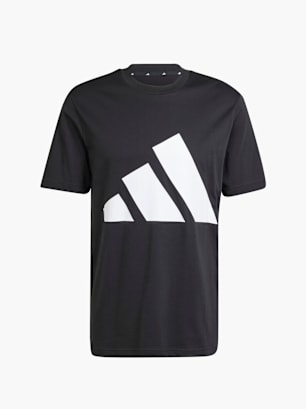adidas Essentials Big Logo T-Shirt Schwarz