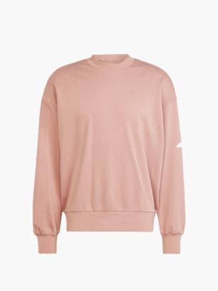 adidas Essentials Loose Fit 3 Bar Logo Sweatshirt Pink