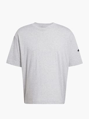 adidas Essentials Loose Fit 3 Bar Logo T-Shirt Grau