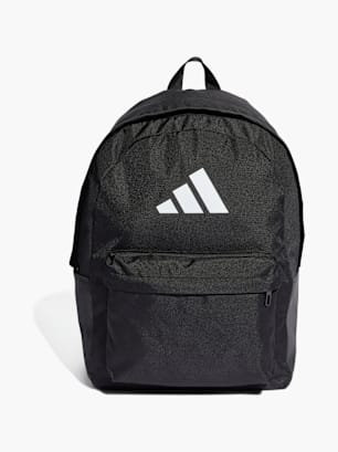 adidas Classic 3-Streifen Logo Rucksack Schwarz