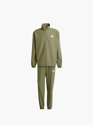 adidas 3-STREIFEN WOVEN TRAININGSANZUG Grün