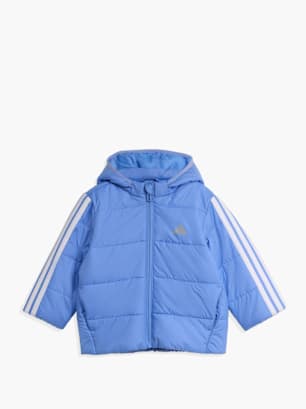 adidas Essentials 3-Streifen Wattierte Jacke Kinder Blau