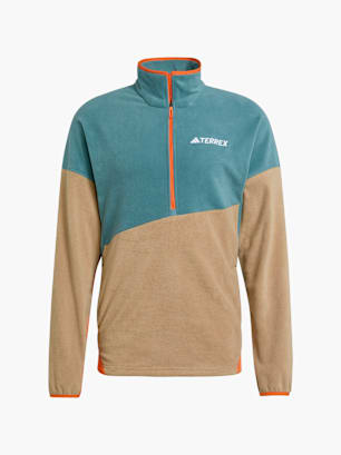 adidas TERREX Multi Climawarm Fleece Oberteil Grün