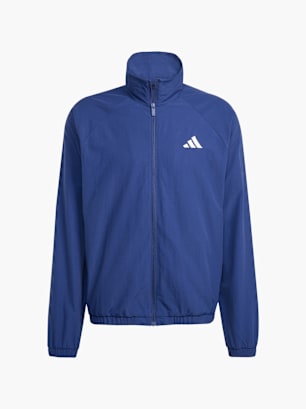 adidas Essential Windbreaker mit kleinem Logo Blau