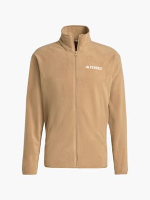 adidas Multi Essentials Fleecejacke Braun