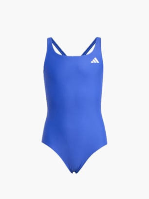 adidas Kinder Badeanzug mit V-förmigem Rückendesign Blau