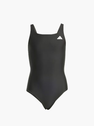 adidas Kinder Badeanzug mit V-förmigem Rückendesign Schwarz