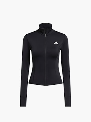 adidas Optime Essentials Full-Zip Jacke Schwarz