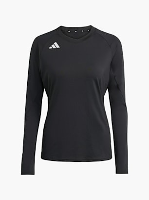 adidas HILO Langärmeliges Volleyballtrikot Schwarz