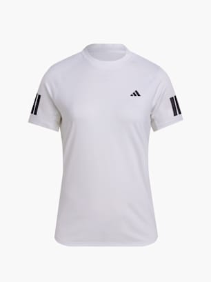adidas Club 3-Streifen Tennis CLIMACOOL T-Shirt Weiß