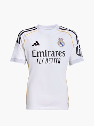 adidas Real Madrid 25/26 Kids Heimtrikot Weiß