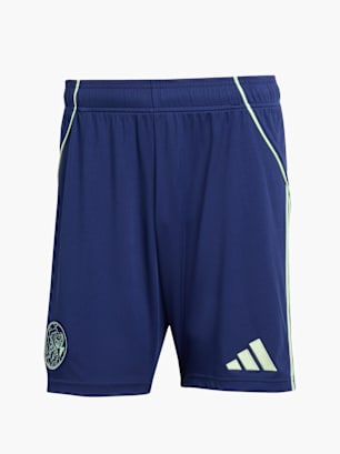 adidas Ajax Amsterdam 25/26 Auswärtsshorts Blau