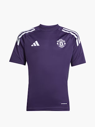 adidas Manchester United Tiro 25 Competition Kids Trainingstrikot Lila