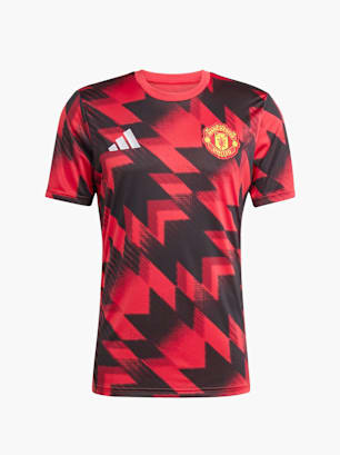 adidas Manchester United 25/26 Pre-Match Shirt Rot