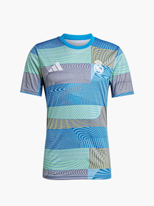 adidas Real Madrid 25/26 Pre-Match Shirt Blau