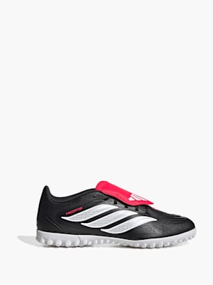 adidas PREDATOR CLUB Fußballschuh, Rollrasen, umschlagbare Zunge Schwarz