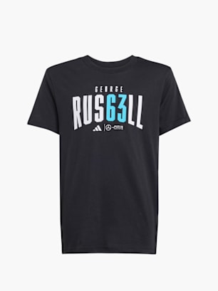 adidas Mercedes - AMG Petronas Formula One Team George Russell Kids T-Shirt Schwarz