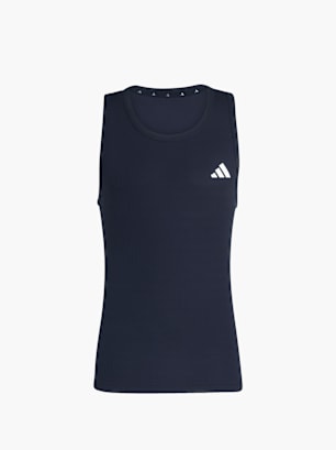 adidas POWER ESSENTIALS WORKOUT RIB TANKTOP Schwarz