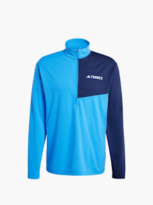 adidas TERREX Multi Climacool 1/2 Zip Longsleeve Blau