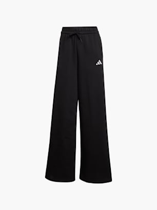 adidas adidas 3-Streifen Weite Fleecehose Schwarz