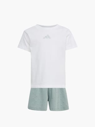 adidas Seasonals Glam Short Set Weiß