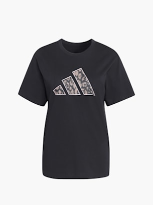 adidas Animal Graphic T-Shirt Schwarz
