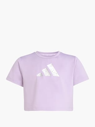 adidas Training Essentials Glam Print T-Shirt Flieder
