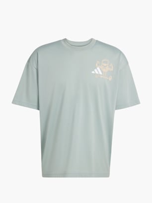 adidas CLIMACOOL FUN TRAINING Grafik T-Shirt Mint