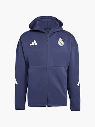 adidas Real Madrid ADIDAS Z.N.E. Anthem Jacke Blau