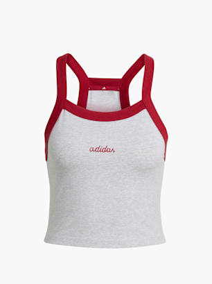 adidas Seasonal Essentials Colorpop Tanktop mit aufgestickter Grafik Grau
