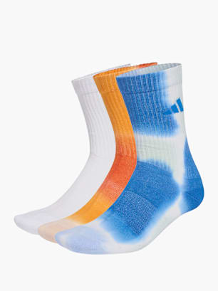 adidas Tie-Dye Socken, 3 Paar Blau