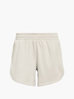 adidas Pacer Workout Waffle Shorts Beige
