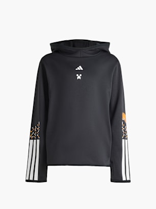 adidas ADIDAS MINECRAFT TRAINING 3-STREIFEN HOODIE Schwarz