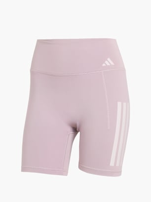 adidas Optime Workout 3-Streifen kurze Leggings Lila