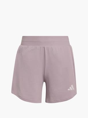 adidas Pacer Essentials Knit High-Rise Shorts Lila