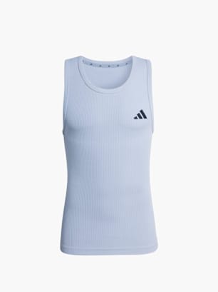 adidas POWER ESSENTIALS WORKOUT RIB TANKTOP Grau