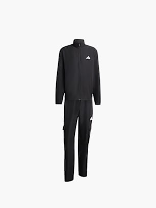 adidas Sportswear Cargo-Trainingsanzug, gewebt Schwarz