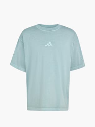 adidas ALL SZN T-Shirt, verwaschene Optik Grün
