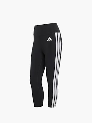adidas Optime Essentials Workout 3-Streifen 3/4 Leggings Schwarz