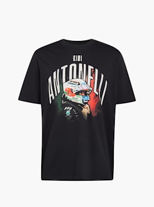 adidas MERCEDES - AMG PETRONAS FORMULA&nbsp;1 TEAM KIMI ANTONELLI GRAFIK-T-SHIRT Schwarz