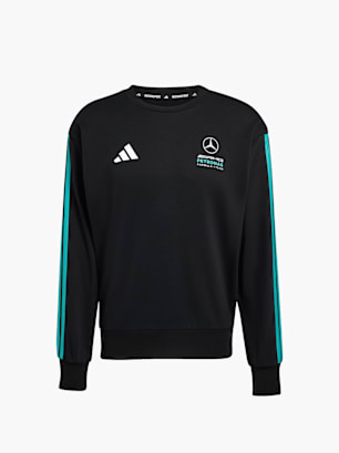 adidas MERCEDES - AMG PETRONAS FORMULA 1 TEAM DNA SWEAT TOP Schwarz