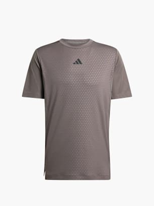 adidas D4T PrimeLift 3-STREIFEN T-SHIRT Braun