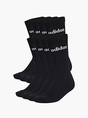 adidas LINEAR GEPOLSTERTE CREW SOCKEN 10 PARA Schwarz