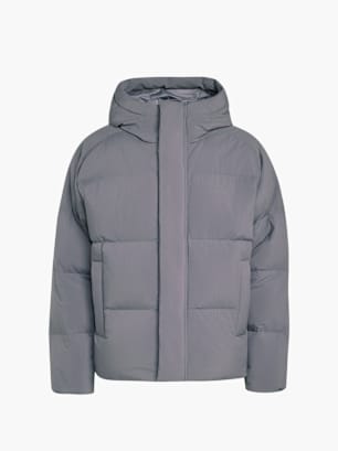 adidas HELIONIC PUFFER JACKE KAPUZE Grau