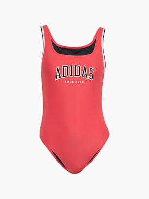 adidas COLLEGIATE BADEANZUG, U-FÖRMIGES RÜCKENDESIGN Rot