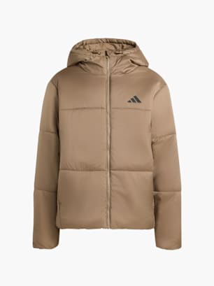 adidas ESSENTIALS HIGHLOFT PUFFER JACKE, ISOLIERT Camel
