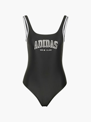adidas COLLEGIATE BADEANZUG, U-FÖRMIGES RÜCKENDESIGN Schwarz